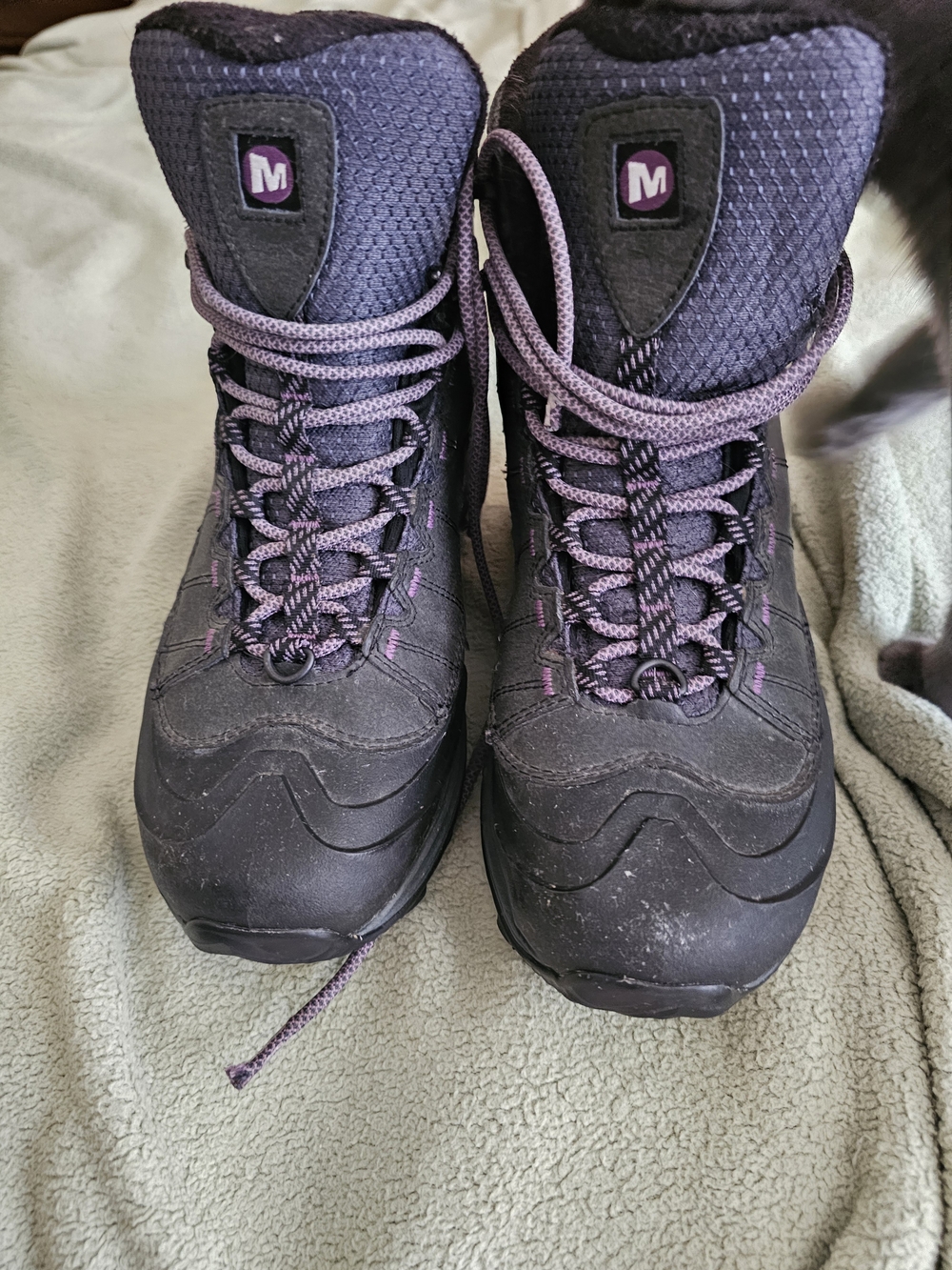 Merrell Black Boots Waterproof Winter Hiking Boots